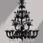 Lampadario in vetro di Murano Versailles 15 luci