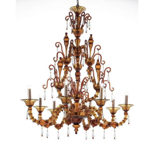 Capriccio - Lampadario in vetro di Murano