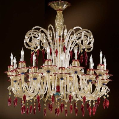 Ca' Giustinian - Murano glass chandelier