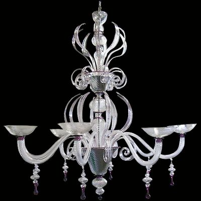 Lámpara de cristal de Murano Rezzonico Candice 12 luces