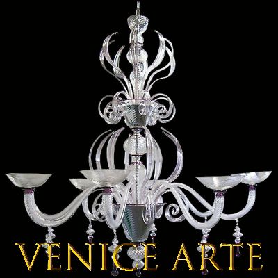 S150 - Lustre en verre de Murano