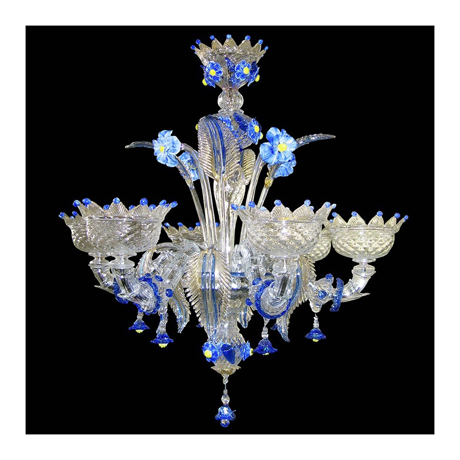 Lampadario in vetro di Murano Lampadario in vetro di Murano