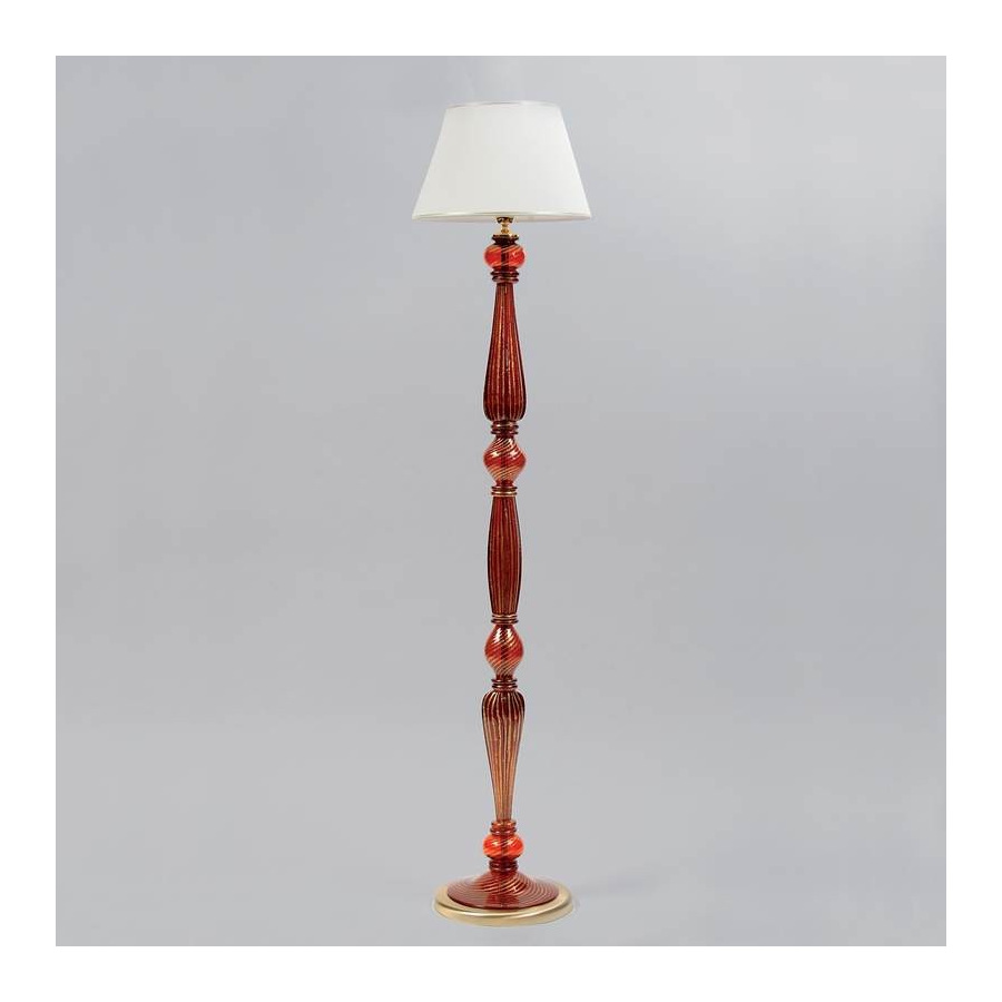 Lampadaire en verre de Murano 020P Lampadaire en verre de Murano 020P