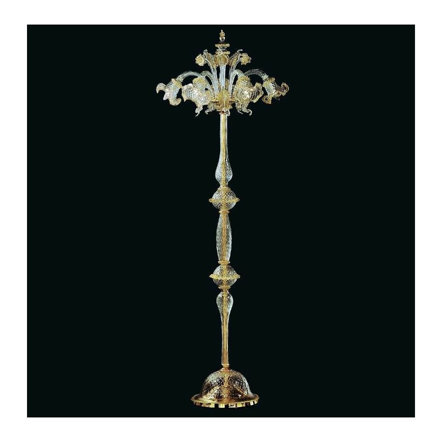 Lámpara de piso en cristal de Murano Giudecca