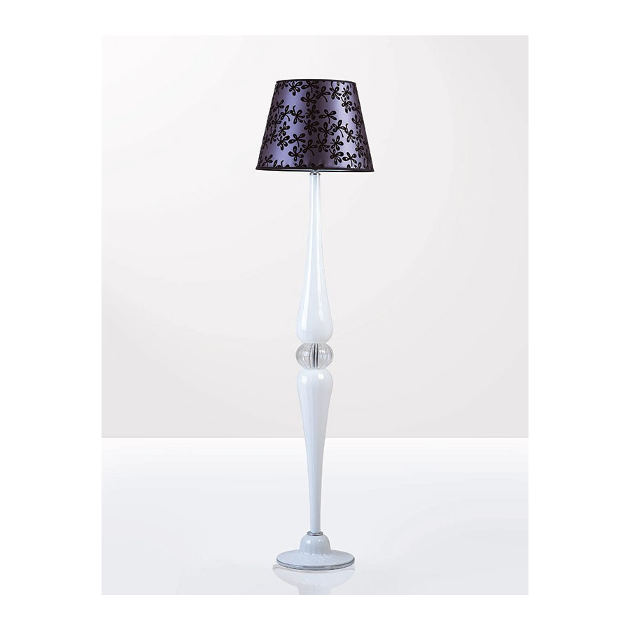 Lampadaire en verre de Murano M516PT Lampadaire en verre de Murano M516PT