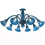 Ca' Foscari - Murano chandelier 12 lights All Crystal