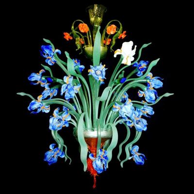 Iris Van Gogh 24 - Lámpara de cristal de Murano 24 luces