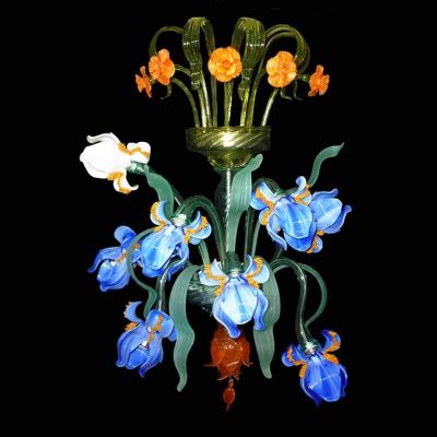 Iris Van Gogh 24 - Lustre en verre de Murano 24 lumières