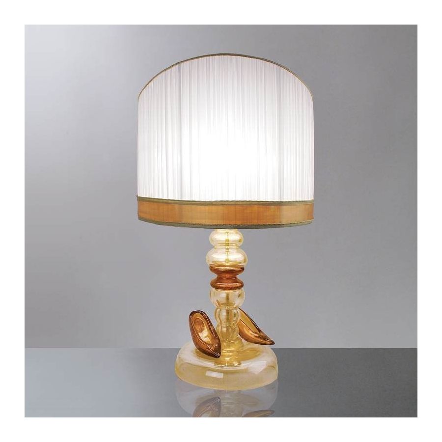 038L - Lampada da tavolo in vetro di Murano