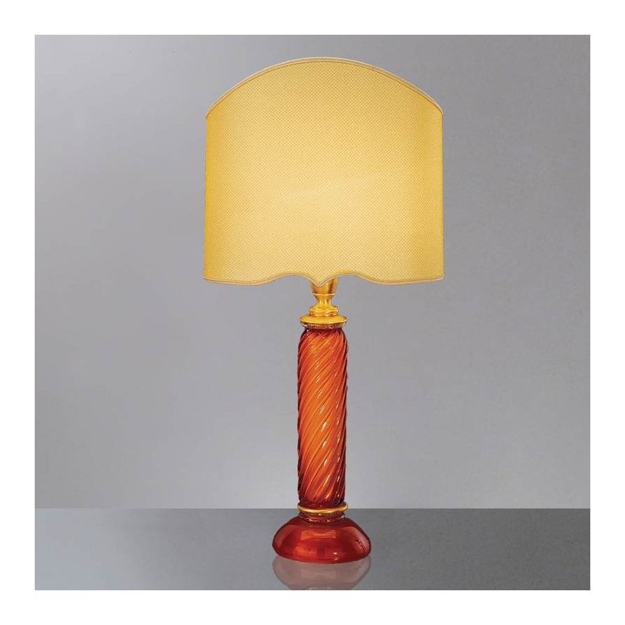 830 - Lámpara de mesa en cristal de Murano