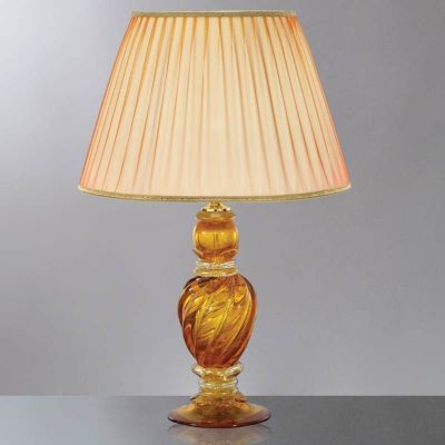 801 - Lámpara de mesa en cristal de Murano