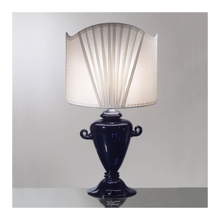 806 - Lámpara de mesa en cristal de Murano