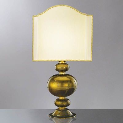 808 - Lámpara de mesa en cristal de Murano