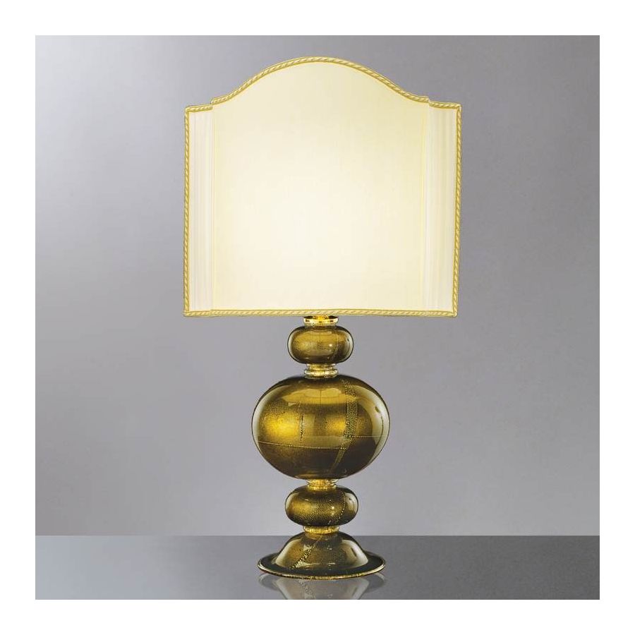 808 - Lampe de table en verre de Murano