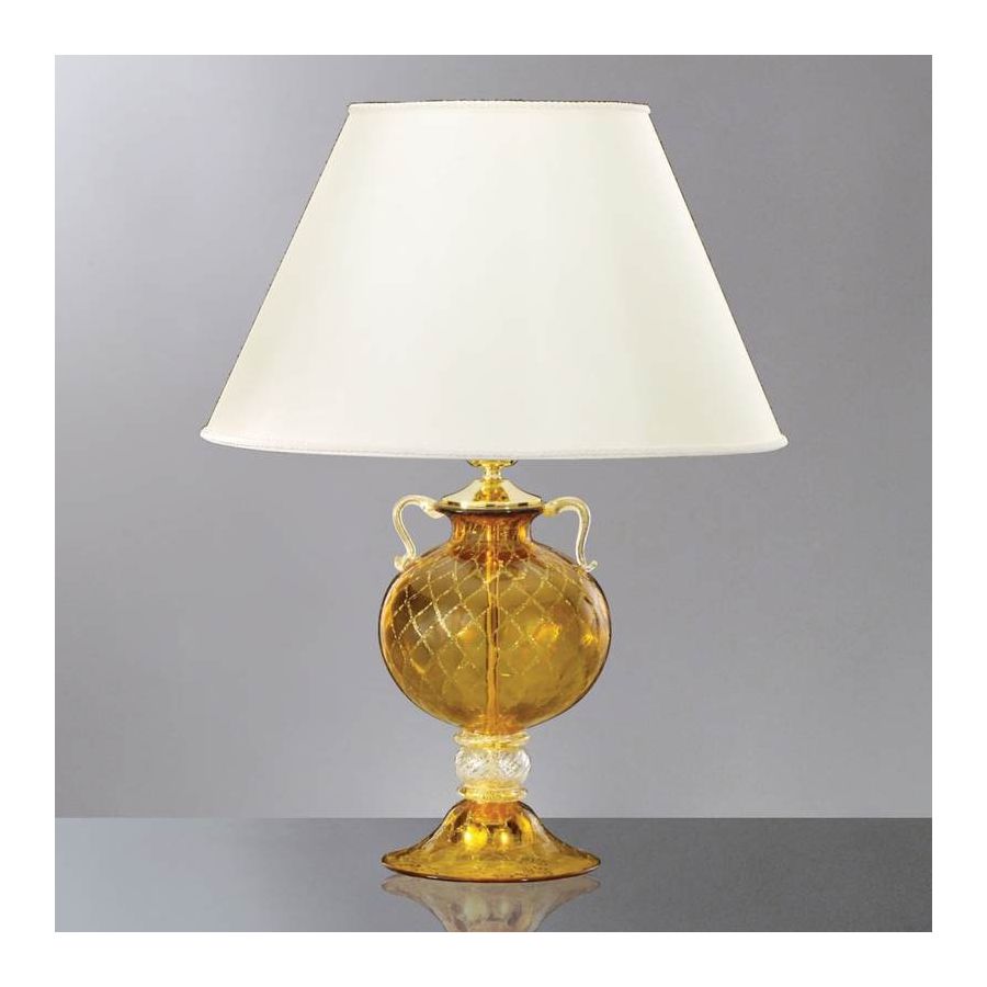 803 - Lámpara de mesa en cristal de Murano