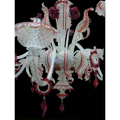 Lampadario in vetro di Murano