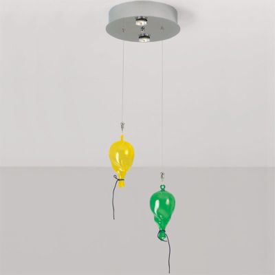 Murano Ballons – Kronleuchter aus Muranoglas, 2 Luftballon ohne Licht