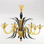 Lampada da tavolo in vetro di Murano Rose