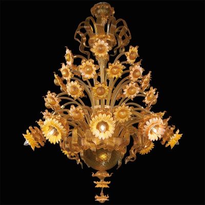 Reina Margarita - Lámpara de cristal de Murano