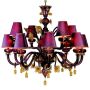 Vase Bouquet Iris Table Lamps Diam. 27 x 60 H. [cm] - Diam. 10 x 23 H. [inches]