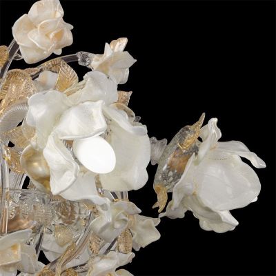 Biancarosa - Murano glass chandelier - 2