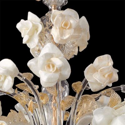 Biancarosa - Murano glass chandelier - 4