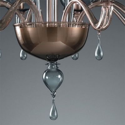811 - Lámpara de mesa en cristal de Murano Diam. 45 x 71 H. [cm] - Diam. 18 x 28 H. [inches] Lámparas de mesa