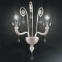 Lampe de table-vase en verre de Murano Coquelicots Diam. 55 x 60 H. [cm] - Diam. 21 x 24 H. [inches] Lampes de table