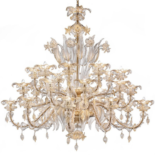 Table ronde en verre de Murano 903