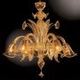 Mocenigo - Lustre de Murano 12 lumières Cristal Polychrome