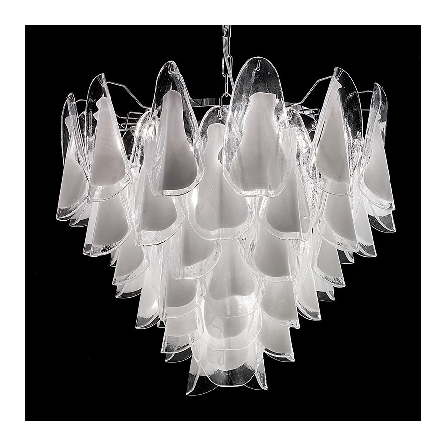 Lampadario in vetro di Murano Lampadario in vetro di Murano