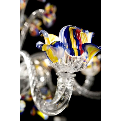 Mida - Lampadario in vetro di Murano