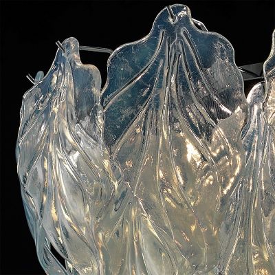 Opal Blätter - Murano Glas-Kronleuchter  - 2