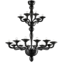 Pantera Rosa - Lampadario di Murano 10 luci