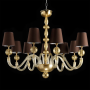 Lampadario in vetro di Murano antra