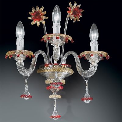Sestriere - Lámpara de cristal de Murano