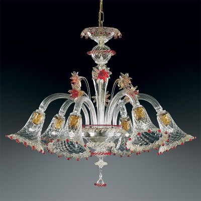 Campiello - lampadario in vetro di Murano