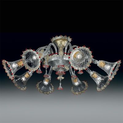 Pellestrina - Murano glass chandelier Modern