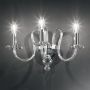 Barchessa - Murano glass chandelier 6 lights All Gold