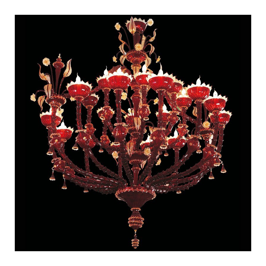 Chopin - lustre en verre de Murano Chopin - lustre en verre de Murano