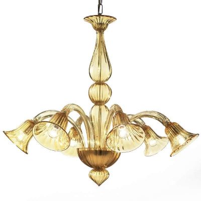 Pantalone - Murano chandelier 6 lights All Crystal