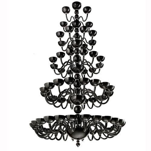 Acquamarina - Lampadario in vetro di Murano