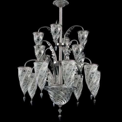 Ducale - Lámpara de cristal de Murano Antiguo Rezzonico