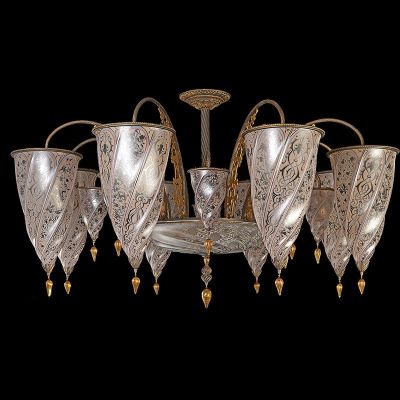 Damascus- Lámpara de cristal de Murano