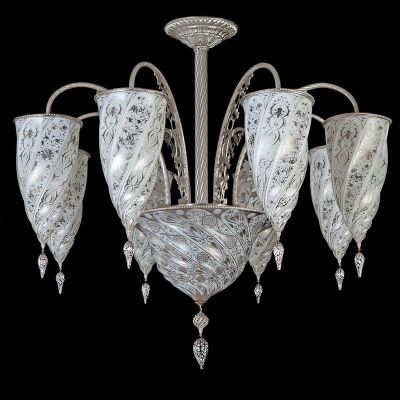 Palmira - Lámpara de cristal de Murano