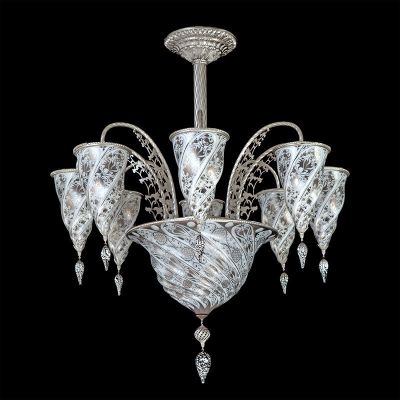 Catene - Venetian glass chandelier 6 lights
