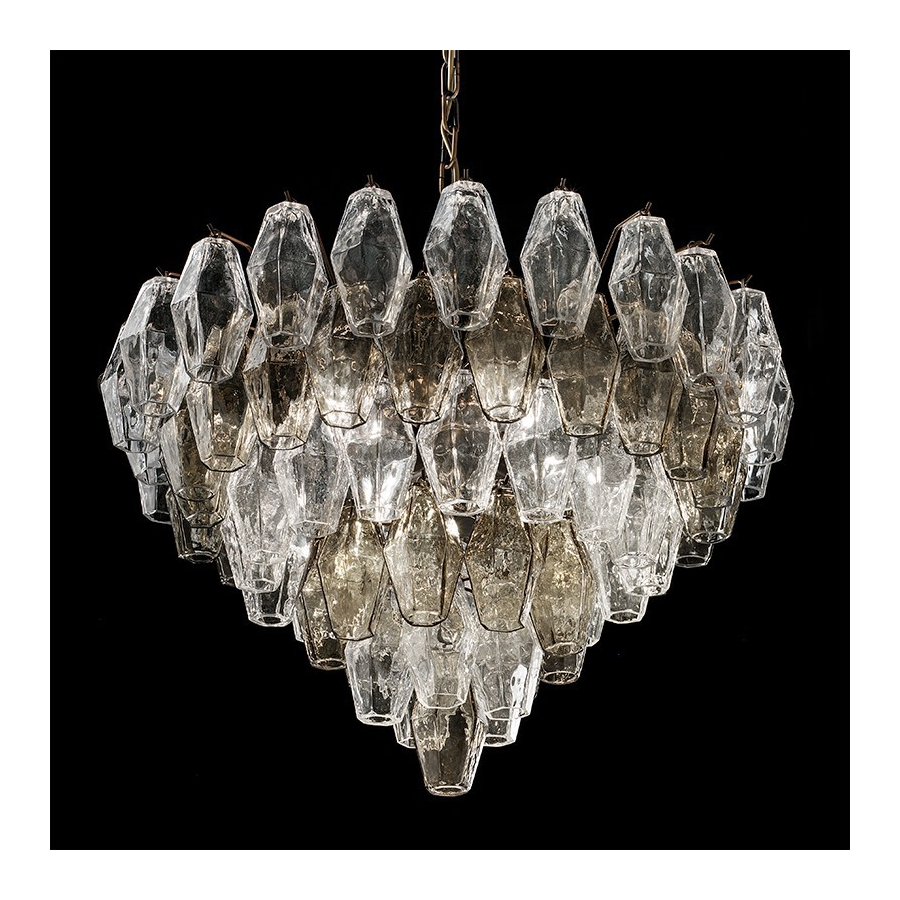 Poliedri Gris - Lustre en verre de Murano Poliedri Gris - Lustre en verre de Murano