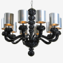 Corallo Rosso - Murano glass chandelier