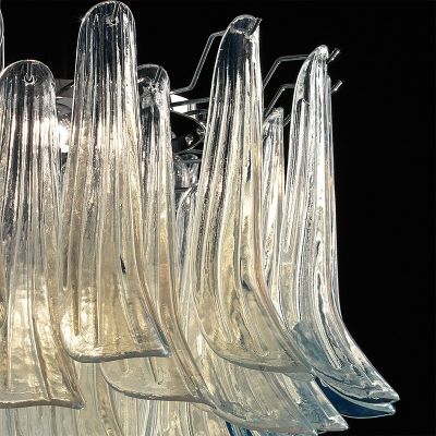 Rosenknospen 8 Leuchten - Kronleuchter aus Murano-Glas