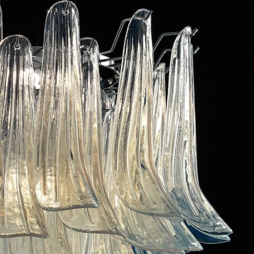 Rosenknospen - Kronleuchter aus Murano-Glas